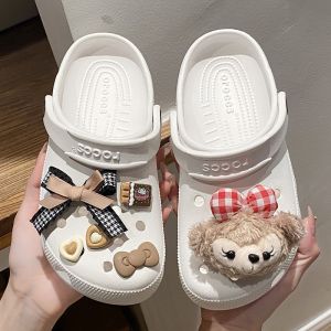 Premium Cross Brand Shoe Accessories Small Sea Wolf Shoe Flower Button Cross Platform Sneaker Accessory DIY Decoration