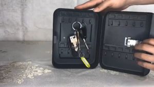 Metal Safety Lock Key Box Hook 20/48 Keys - Tempat Penyimpanan Kunci Gantung