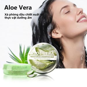 Dầu Gội Dưỡng Ẩm Dạng Thanh Chiết Xuất Nha Đam - Xà Phòng Chăm Sóc Tóc Làm Sạch Sâu Từ Chiết Xuất Thực Vật Giúp Tóc Ẩm Mượt Và Sạch Sẽ