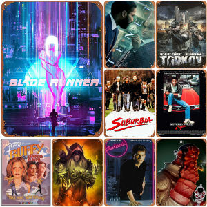 Metal Tin Signs Classic Old Movie Wall Decoration Plaque Vintage Art Poster Iron Painting for Man Cave Home Cafe Garden Club Bar