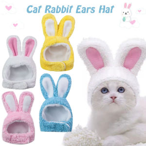 Cute Pet Caps Plush Rabbit Ears Pet Accessories Cat and Dog Role Play Headgear Supplies