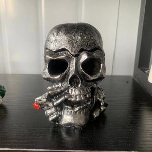 Gothic Nhựa Đầu Lâu Gạt Tàn Thuốc Lá Trang Trí Halloween Di Động Rùng Rợn Đảng Trang Trí Ngôi Nhà Ma Ám Trang Trí Quà Tặng Độc Đáo