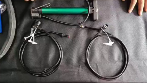 MOTOX สายสูบลม สายสูบจักรยาน พร้อมหัวสูบชนิดสองรู ความยาวมาตรฐาน 80cm Pump Hose