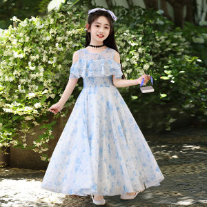 Dinielephant | Girl Summer Chiffon Princess Dress