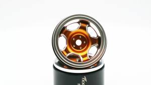 Txxrcss RC 1.0 Beadlock Wheels Offsets -2 Aluminum Rims For AX24 1/18 TRX4M All 1/24 Scale SCX24 Deadbolt RC Crawler Car Wheels