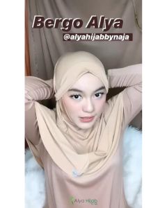 Alyahijab by Naja - Arafah Bergo Sz S Nonpad Dewasa Polos Tali Niqob