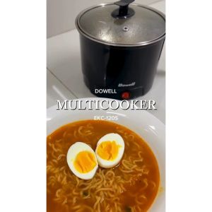 Dowell EKC-120S 1.2L Electric Kettle Cooker Easy to Use Multicooker Stainless Steel Body Boil Dry Protection