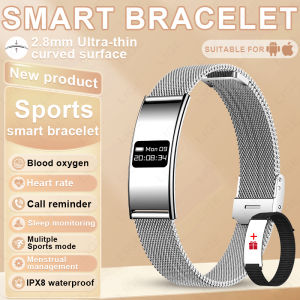 LIGE | LIGE Call Reminder Smart Bracelet Utra-thin Wristband Health Heart Rate Monitor Smart Watch Sport Fitness Tracker Pedometer