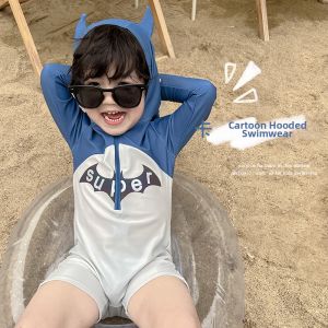CHUXIU | Quick Drying Cartoon Long Sleeve Boys Swimwear