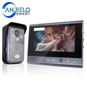Anjielo TUYA 1080P Wireless Video Intercom Punch-Free Motion Detection Long Standby Visual Doorbell Security System for Home 2.4Ghz
