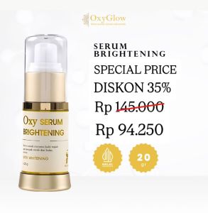 Oxyglow Serum Brightening (Serum Untuk Menghilangkan Flek & Noda HItam)