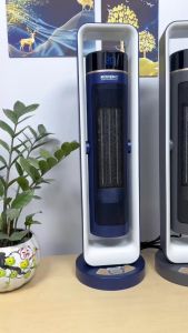 Koreno KN-557 Ceramic Tower Heater 2200W with Remote Control Energy Saving Safe Tip-Over Protection - Home Appliances Electric Fan Heater