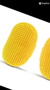 แปรงอาบและเส้นใยน้ำ สำหรับสัตว์ควบคุมได้ง่าย - Pet Brush