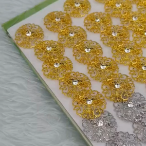 Dokoh Kerongsang Pin Brooch Baju Kebaya Kurung Tudung Budak Kanak-Kanak Remaja Gold Silver