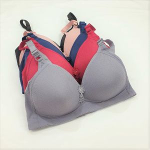 3 Pcs Bh Jumbo Bra Cup D Besar Bh Polos Tanpa Kawat (Dapat CD Jumbo)
