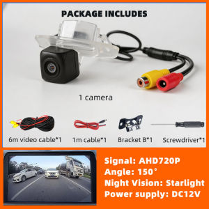 QXNY HD Backup Camera Reverse AHD or CVBS License Plate Fits Honda City Civic Crider Accord Spirior Greiz Ciimo FIT RDX..
