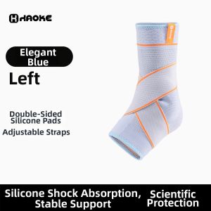 Ankle Support for Sprain and Fracture Protection Worn with Shoes