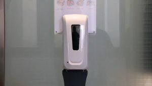 เครื่องจ่ายน้ำยาฆ่าเชื้อ เครื่องพ่นแอลกอฮอล์ Automatic Alcohol dispenser ฆ่าเชื้อ แบบนํ้า / เจล / โฟม 1000ml
