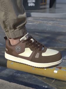 LARNMERN Sepatu Safety Sneakers Ujung Besi Anti-Smashing Konstruksi Anti Slip