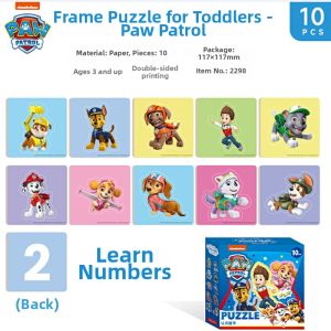 Paw Patrol | Paw Patrol Edupuzzle Frame Puzzle Gift For 3-6 Year Olds