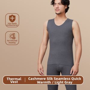 MsPai | Warm Insulating Underwear Men Seamless Hem Containing Cashmere Silk