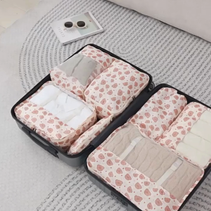 ❣️E2U0913❣️เซ็ต7ชิ้น กระเป๋าจัดเก็บเสื้อผ้า ชั้นใน ของเอนกประสงค์ มีลาย