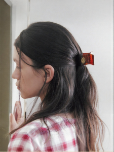Square Flower Decorative Clips for Women