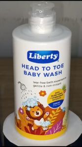Liberty Head To Toe Baby Wash Candlenut + Aloe Vera 300ml - Sabun Shampoo Bayi Non SLS