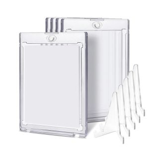 Bộ Hộp Đựng Thẻ Từ 35PT Bằng Acrylic Hộp Trưng Bày Dành Cho Thẻ Bài YuGiOh Pokemon Thẻ Bài Thể Thao Bao Bảo Vệ Cứng Đồ Chơi