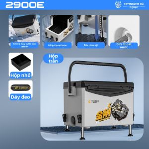 YEYINGZHE | Hộp Đựng Dụng Cụ Cá Chép Bốn Chân Chống Xước Vẽ Carbon