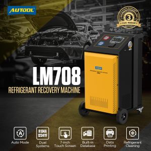 [Please contact customer service before placing an order] (Due to price restrictions not the actual price) AUTOOL LM708 Refrigerant Recovery Machine 3/8HP Vacuuming & Refueling & Refrigerant Recycle Filling Machine for R134a & R1234yf