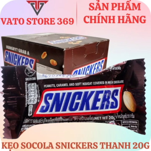 Socola nhân đậu phộng SNICKERS thanh 20g