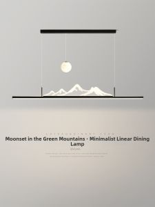 FANZHEN | Luxury Italian Linear Chandelier