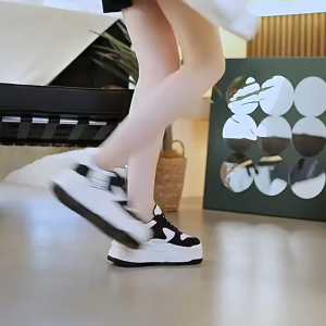 Thick Sole Heightening White Shoes 2025 Casual Sneakers Spring And Autumn Style