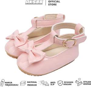 AKS88 Sepatu bayi perempuan tali pita BABY SHOES PREWALKER