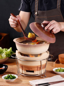 Traditional Hong Kong Style Clay Pot Stove Old Fashioned Home Use Soup Cooking Tea Brewing Commercial Use Mud Stove