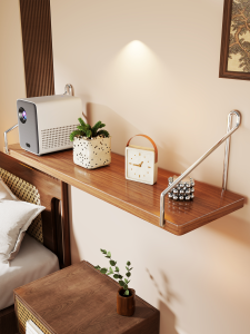 Multipurpose Wall Shelf For Bedside Or Wall Mounting No Drilling Required