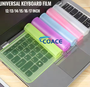 CoAce 14/15.6 inch Laptop Universal Silicone Keyboard Protector cover Plain Silicone Keyboard Cover