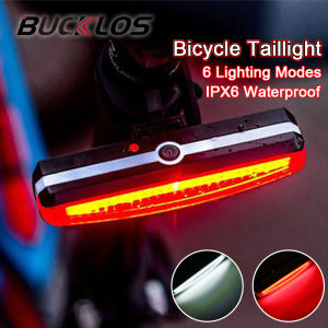 Bike Rear Light Highlight COB LED Tail Light Waterproof Bicycle USB Rechargeable Mountain Riding Cycling Tail Lamp Bicycle Parts