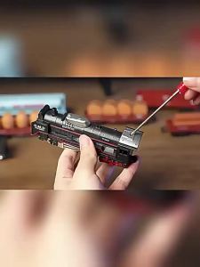 MOMIAN | Electric Retro Train Toy Set for Boys