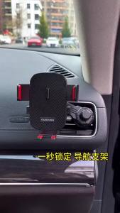 Upgraded Long Extension Arm Car Air Vent Phone Holder Hook Anti Drop Navigation Stand Universal Mount For All Vehicle Air Outlet