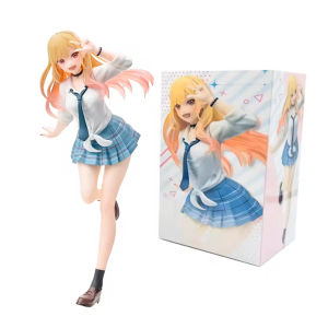 Bandai | 18cm My Dress-Up Darling Anime Figure Black Maid Outfit Kitagawa Marin Action Figure Shizuku Kuroe Figurine Collection Model Toy
