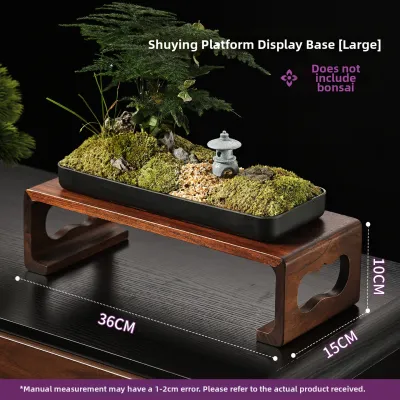 YILI DECO | Elevated Base Chinese Style Wooden Buddhist Altar Shelf