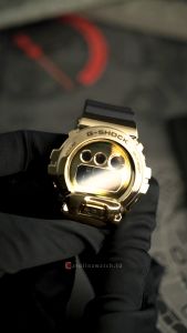 Jam Tangan Pria Casio G-Shock GM-6900G-9D Digital  Gold Dial Black Resin Band
