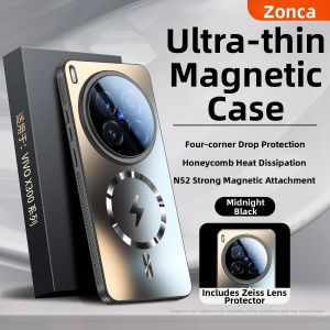 Zonca | Matte Magnetic Anti-Fingerprint Heat Dissipation Drop Resistant Vivo Phone Case