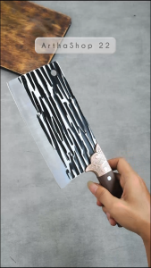 Pisau Daging Cleaver Chinese Chef Knife Pisau Dapur Chopper Stainless Steel