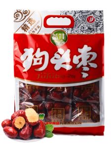 YiJia Special Product XinHua Big Red Date New Stock Independent Packaging Shaanxi Dog Head Date Snack Nuts Dried Fruit Gifts