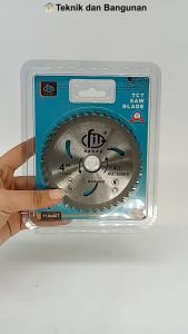 Mata Gergaji Bulat Circular Saw Potong Belah Kayu 4\" x 40T FIT TCT