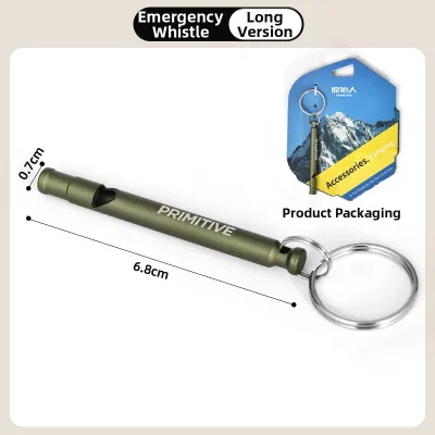 The Primitive | Metal High-volume Emergency Whistle