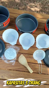 COOKING SET DS 300 / SY 300 WAJAN PANCI ALAT MASAK CAMPING OUTDOOR